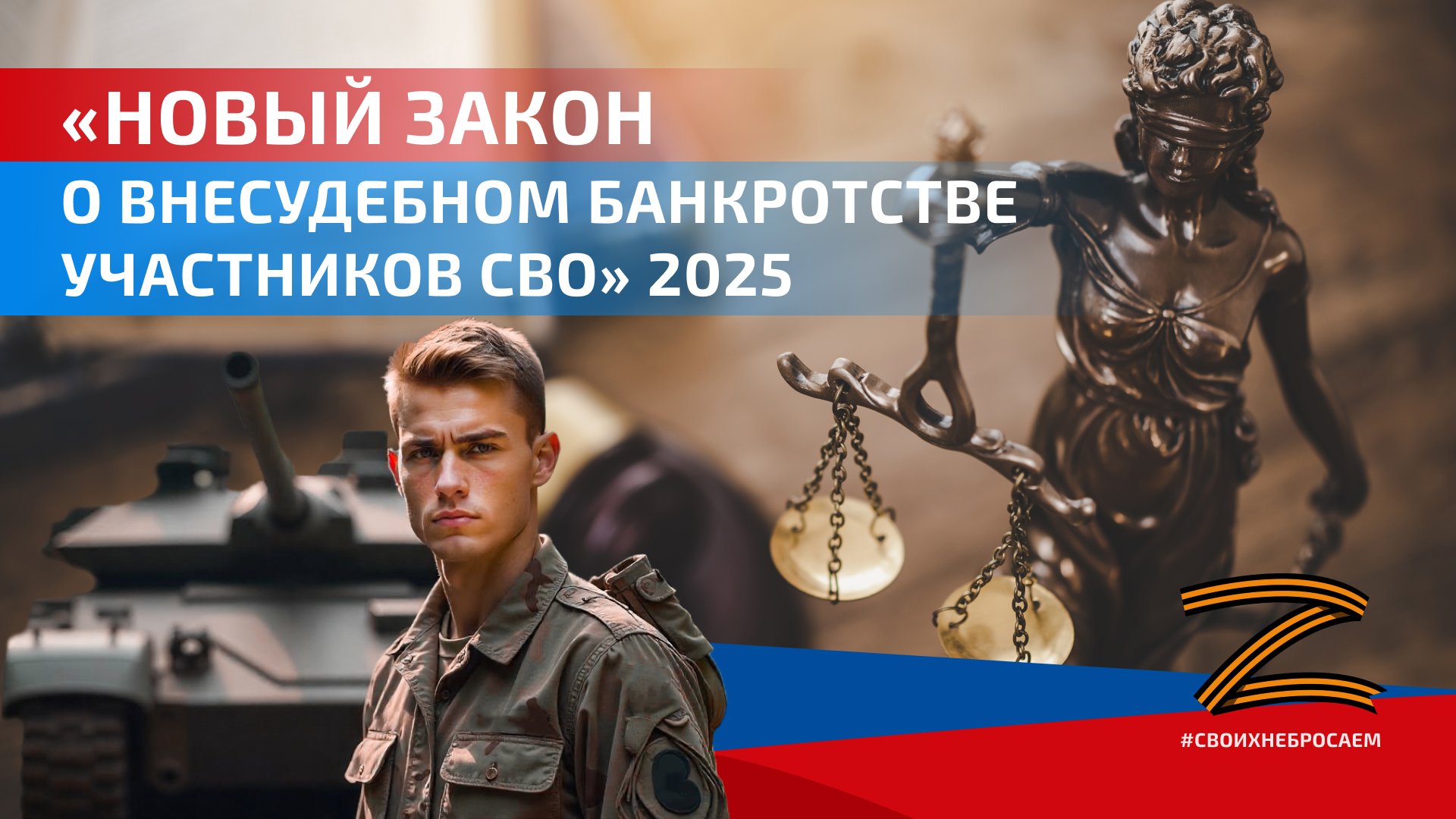 Приняли новый закон о внесудебном банкротстве участников СВО 2025