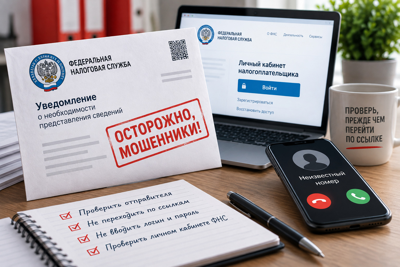 Мошенники от имени ФНС: как распознать поддельное письмо и защититься