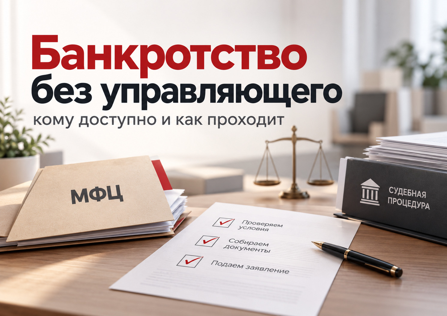 Банкротство без арбитражного управляющего: кому доступно и как проходит