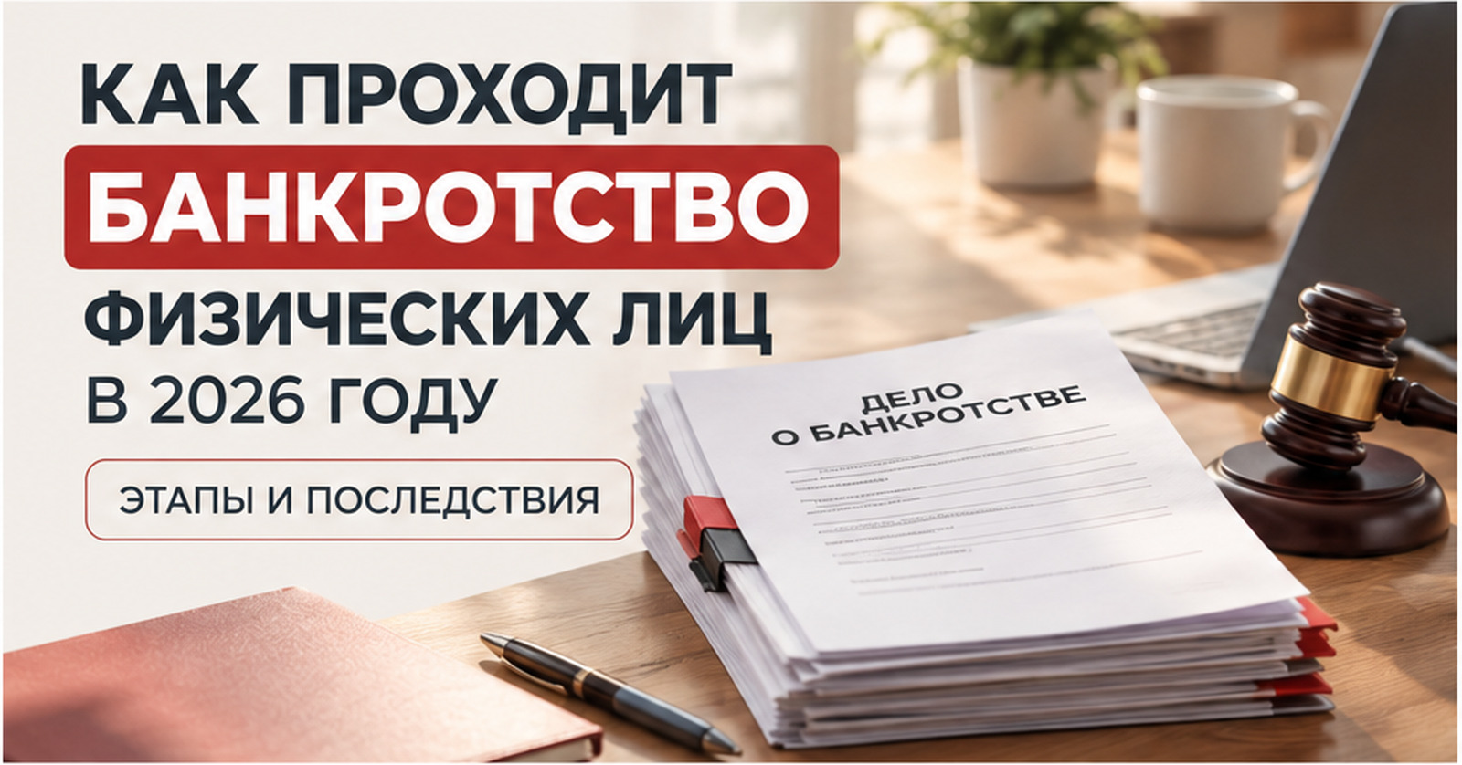 Как проходит процедура банкротства физических лиц в 2026 году
