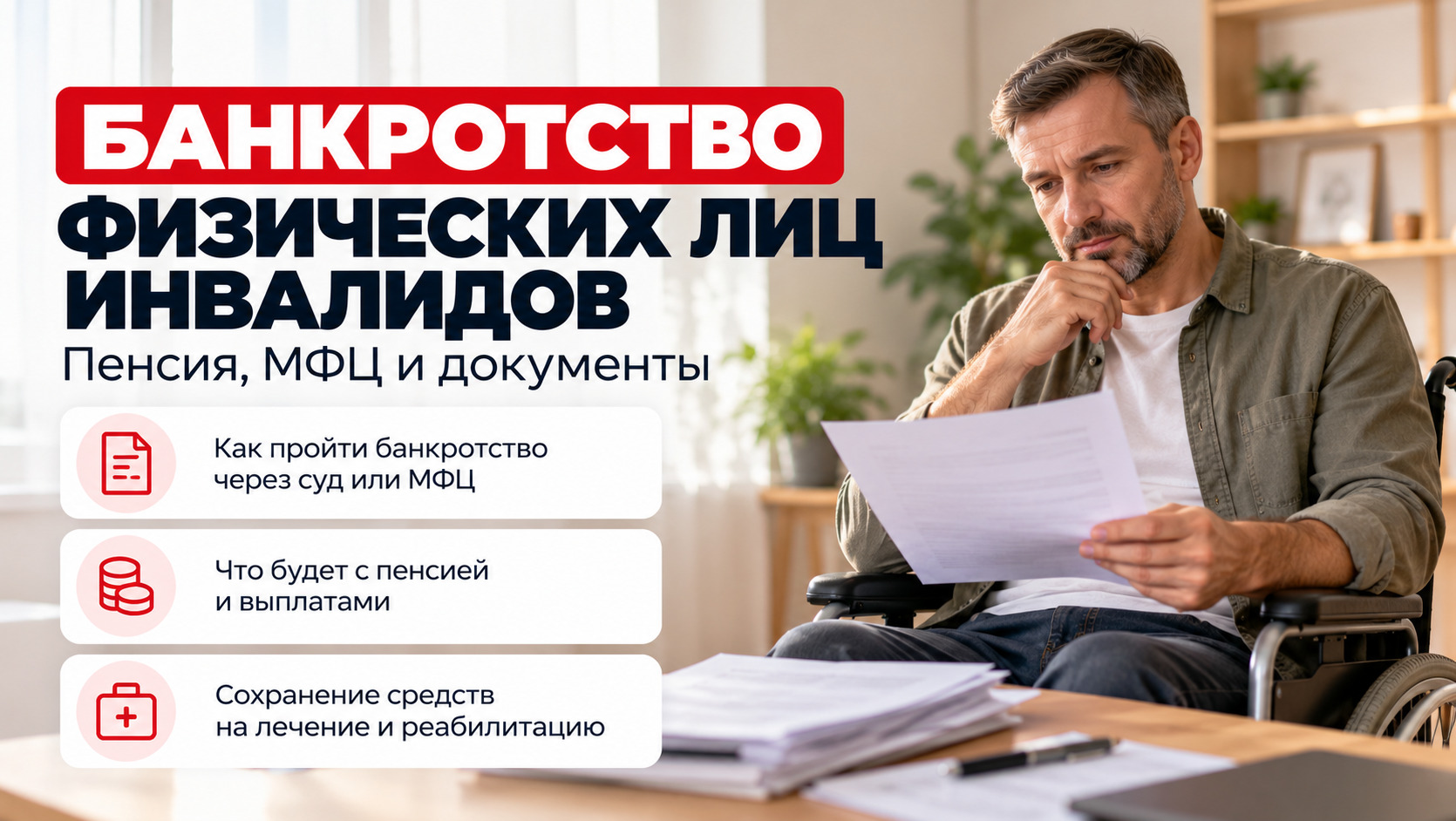 Банкротство физических лиц инвалидов