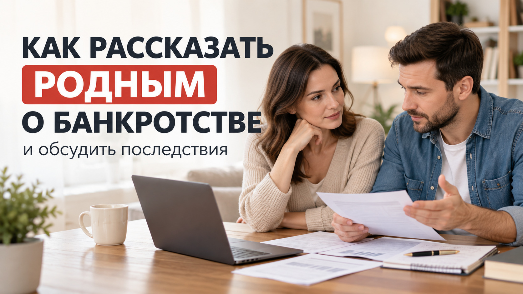 Как рассказать родным о банкротстве